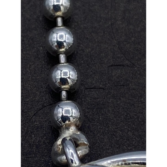 Authentic Gucci Authentic GG Interlocking Sterling Sliver Pendant Necklace 16" - Picture 6 of 7